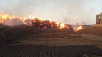 Photo of السيطرة على حريق هائل بعصارة قصب في أبو تشت