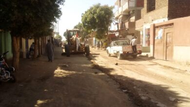 Photo of إصلاح كسر خط مياه بقرية المراشدة