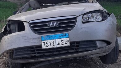 Photo of بالأسماء.. إصابة زوجين إثر انقلاب سيارة ملاكي بنجع حمادي