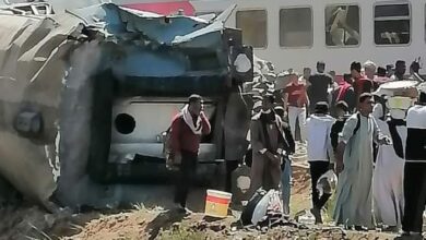 Photo of فيديو..لحظة تصادم قطارين بالقرب من محطة طهطا في سوهاج