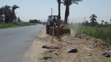 Photo of تعاون مشترك بين القرى لرفع أطنان من القمامة من الطريق السريع بنجع حمادي