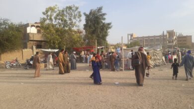 Photo of بالصور..”سوق العيد” يتحدى إرتفاع درجات الحرارة في حجازة بحري بقوص