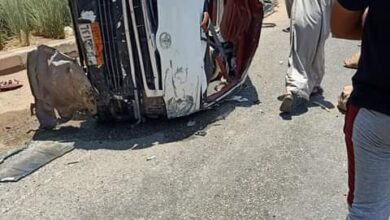 Photo of ننشر أسماء المصابين في حادث تصادم سيارة ملاكي مع  ميكروباص أمام قرية الحجيرات