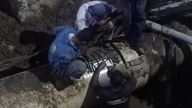 Photo of الانتهاء من إصلاح خط مياه رئيسي 800 مم بمدينة أبوتشت