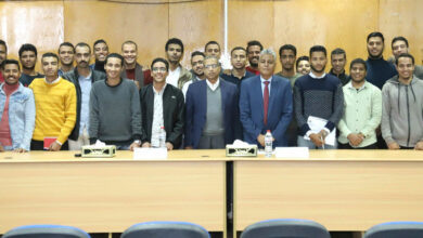 Photo of رئيس جامعة جنوب الوادي يلتقى بأعضاء مجلس اتحاد طلاب الجامعة