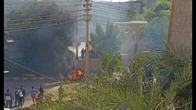 Photo of النيران تلتهم “توك توك” أمام محطة السكة الحديد بمدينة قوص