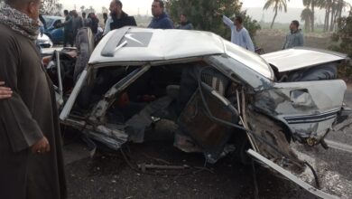 Photo of إصابة شخصين في تصادم 3 سيارات بالجبلاو