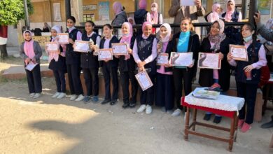 Photo of تكريم الفائقات والمعلمين المتميزين بـ”الشهيدة ميار الإعدادية بنات”
