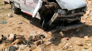 Photo of اصطدمت بعمود إنارة.. إصابة سائق و3 فتيات يعملن بالزراعة في أبوتشت