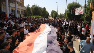 Photo of مسيرة طلابية بجامعة جنوب الوادي  احتفالا بذكرى انتصارات أكتوبر المجيدة