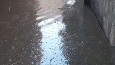 Photo of غرق شوارع “الشيخ حمد” بأبوتشت بسبب كسر ماسورة مياه