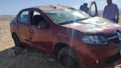 Photo of إصابة سيدة إثر انقلاب سيارة ملاكي بالطريق الصحراوي الغربي