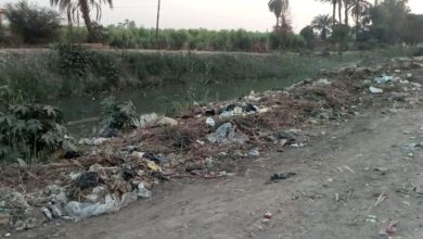 Photo of أكوام القمامة تحاصر ترعة “هوّ” في نجع حمادي