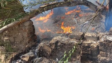 Photo of عاجل|| نشوب حريق بعدة منازل في حجازة قبلي