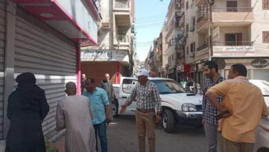 Photo of رئيس مدينة نجع حمادي يتابع خلو الشوارع من الباعة الجائلين