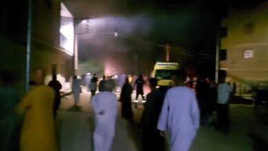 Photo of نشوب حريق داخل منزلين بقرية المراشدة