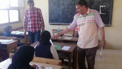 Photo of 1065 طالبًا وطالبة بالشهادة الإعدادية يؤدون امتحان الدور الثاني في مادة الهندسة بأبوتشت