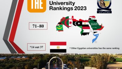 Photo of جامعة جنوب الوادي ضمن أفضل الجامعات العربية طبقاً لتصنيف التايمز البريطاني وثيقة 2023 للمنطقة العربية